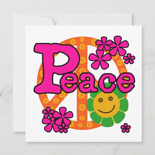 60s Style Peace T-shirts and Gifts (Front)