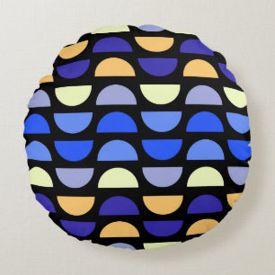 60s Vibe #38 Round Pillow