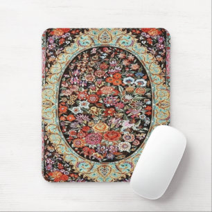 60s Vintage Persian Turkish Floral Flower Pattern Mouse Pad