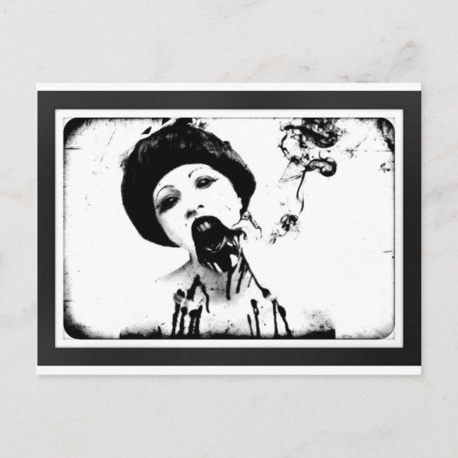 60s Zombie Postcard (Front)