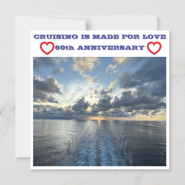 60th ANNIVERSARY CRUISE DOOR MAGNET (Recto)