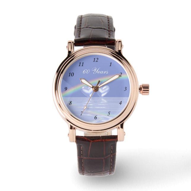 60th Anniversary Diamond Hearts Watch (Front)