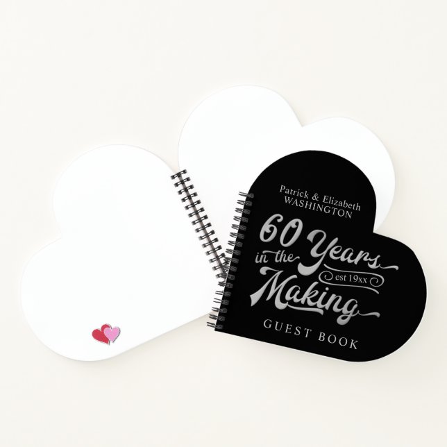 60th Anniversary Guestbook 60 YEARS IN THE MAKING Notebook (Inside)