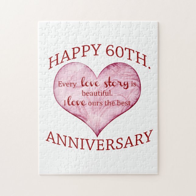 60th. Anniversary Jigsaw Puzzle (Vertical)