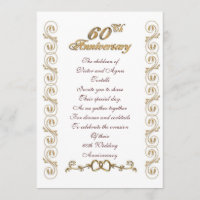 60th anniversary party for parents