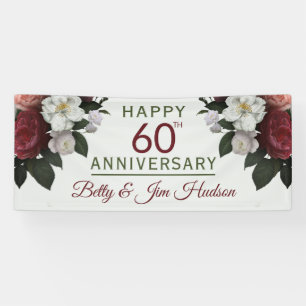 60th Anniversary Party Hanging Banner