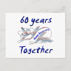 60th. Anniversary Postcard