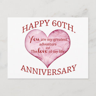 60th. Anniversary Postcard