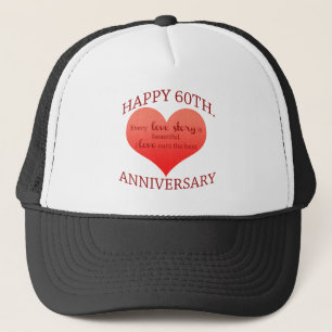 60th. Anniversary Trucker Hat