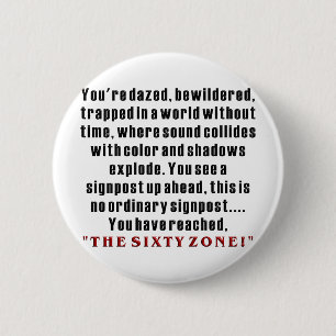 60th Birthday 2 Inch Round Button