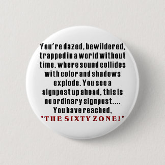 60th Birthday 2 Inch Round Button