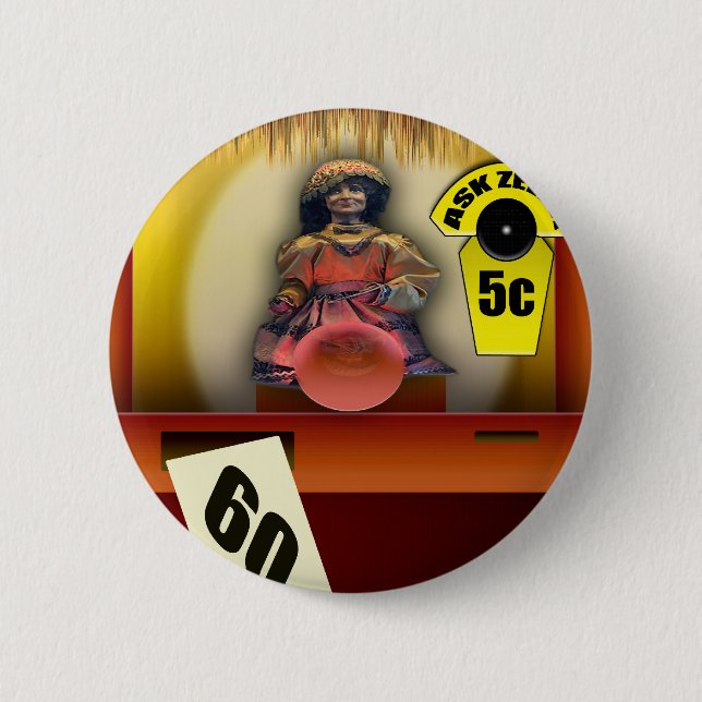 60th Birthday 2 Inch Round Button (Front)
