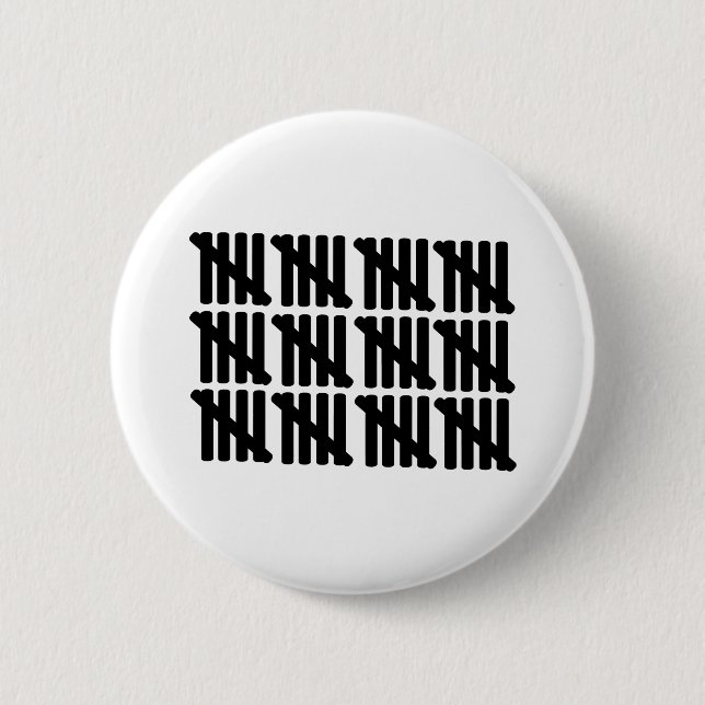 60th birthday 2 inch round button (Front)