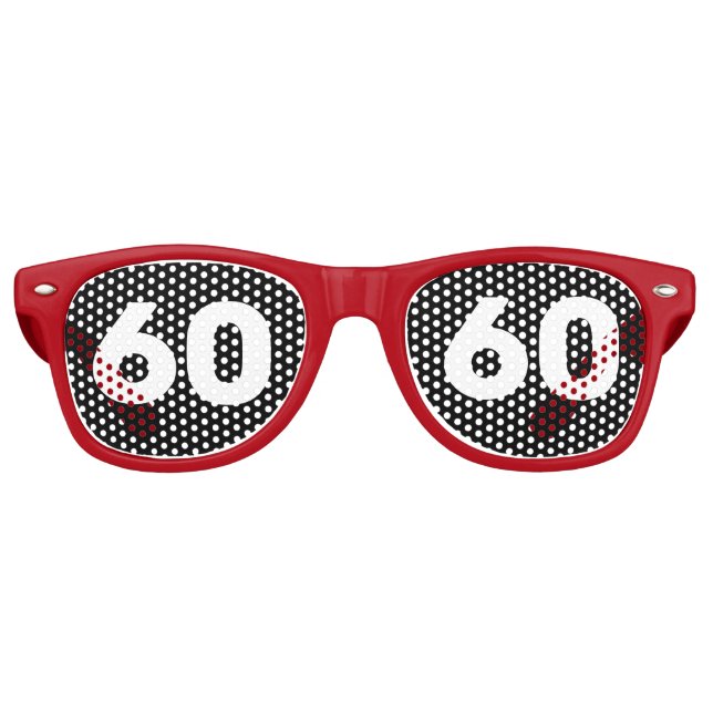 60TH BIRTHDAY 60 NOVELTY SUNGLASSES SHADES (Front)
