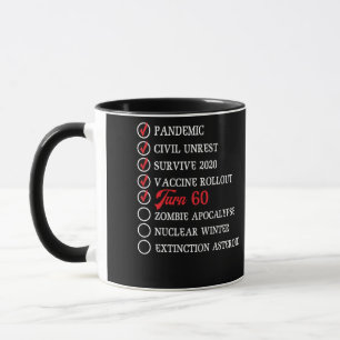 60th Birthday 60 Years 1962 2022 Quarantine Mug