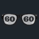 60TH BIRTHDAY AGE 60 Party Sunglasses<br><div class="desc">60TH BIRTHDAY PARTY SUNGLASSES!</div>