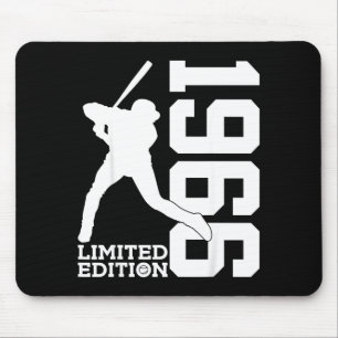 60th Birthday Baseball Limited Edition 1966 Mouse Pad
