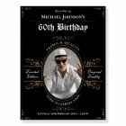 60th Birthday Black Gold Vintage Whiskey Welcome