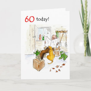 60th Birthday Card for a Man