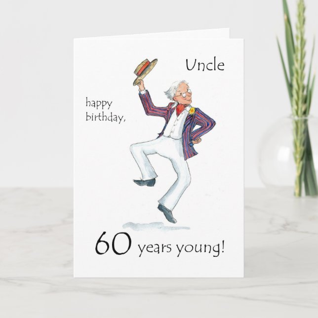 60th Birthday Card for an Uncle (Front)