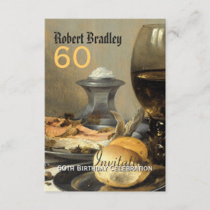 60th Birthday Celebration Customizable Invitation