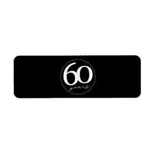 60th Birthday Cigar Seal Label Party Favour / Gift