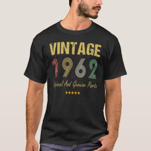 60th Birthday Cool Vintage Original And Genuine Pa T-Shirt