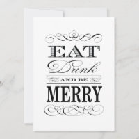 60th Birthday Dinner Party Eat Drink and be Merry