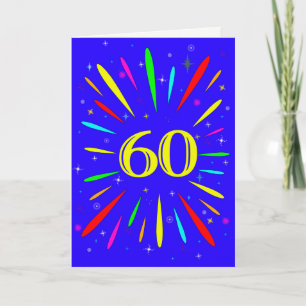 60th Birthday Explosion Card