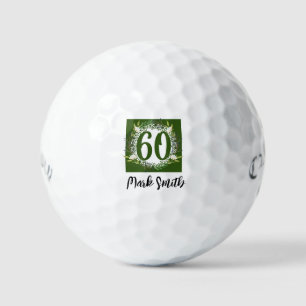 60th Birthday for golfer  Golf Balls