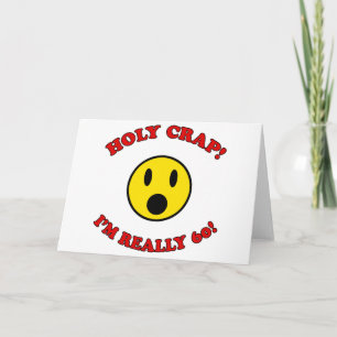 60th Birthday Gag Gifts Card