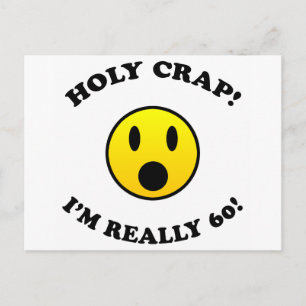 60th Birthday Gag Gifts Postcard