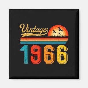 60th Birthday Gift 60 Years Old Men Women Retro Vi Magnet