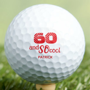 60th Birthday Gift for Uncle Personalized SO Cool Golf Balls