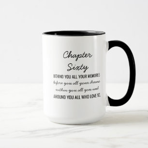 60th Birthday Gift for Women, Personalized 60th Mug
