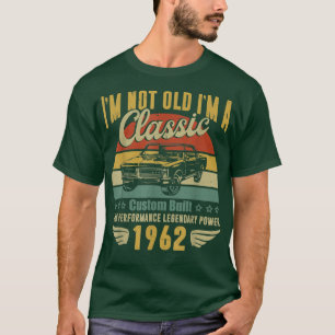 60th Birthday Gifts for Men Retro Vintage 1962 Bir T-Shirt