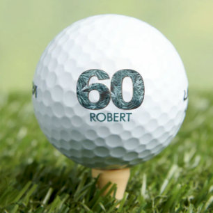 60th birthday golf balls 60 years golfer gift