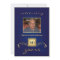 60th Birthday Invitations - Monogram Blue & Gold