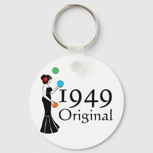 60th Birthday Keychain