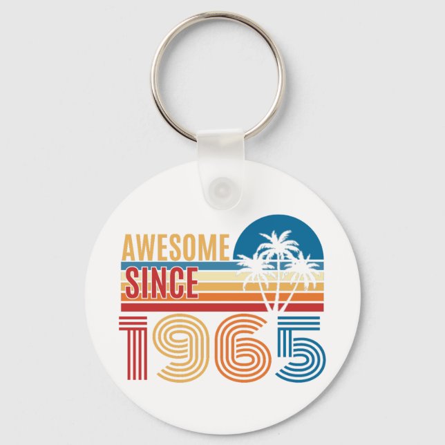 60TH BIRTHDAY KEYCHAIN (Front)