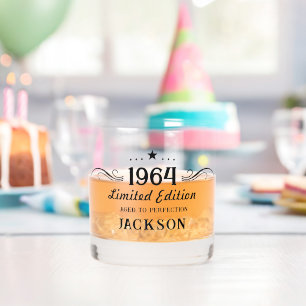 60th Birthday Limited Edition 1964 Whiskey Glass