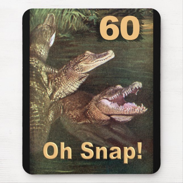 60th Birthday Mouse Pad (Front)