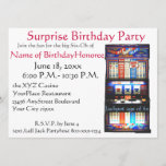 60th Birthday Party Casino Slot Machine Invitation<br><div class="desc">Las Vegas or casino theme birthday party invitations for age 60. A fun slot machine design shown for 60th surprise parties, but you can personalize the templates and make your own creative invite for anyone's special event. If you want some personalization options added or have a question, you may send...</div>