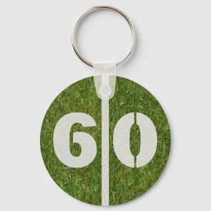 60th Birthday Party Favour Keychain