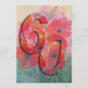 60th Birthday Party Invitation