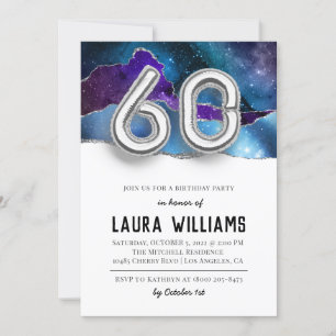 60th Birthday Party Invitation