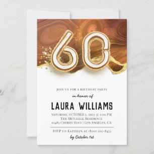 60th Birthday Party Invitation