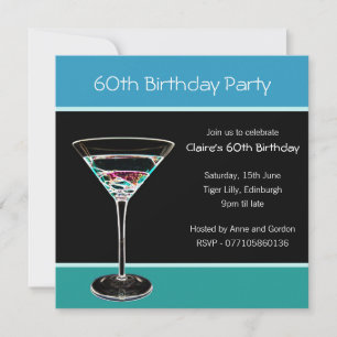 60th Birthday Party Invitation