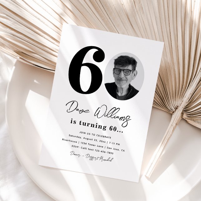 60th Birthday Party Invitation | 60th Birthday (Creator Uploaded)