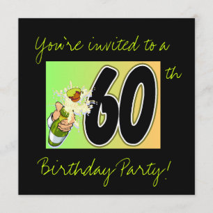 60th birthday party invitations